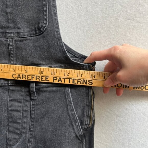 Madewell black denim skinny overalls Sz XS - Picture 13 of 13